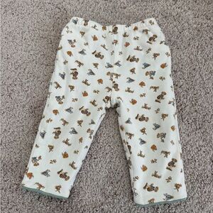 Ralph Lauren Adorable Bear Printed double sided Baby Sweatpants 12M